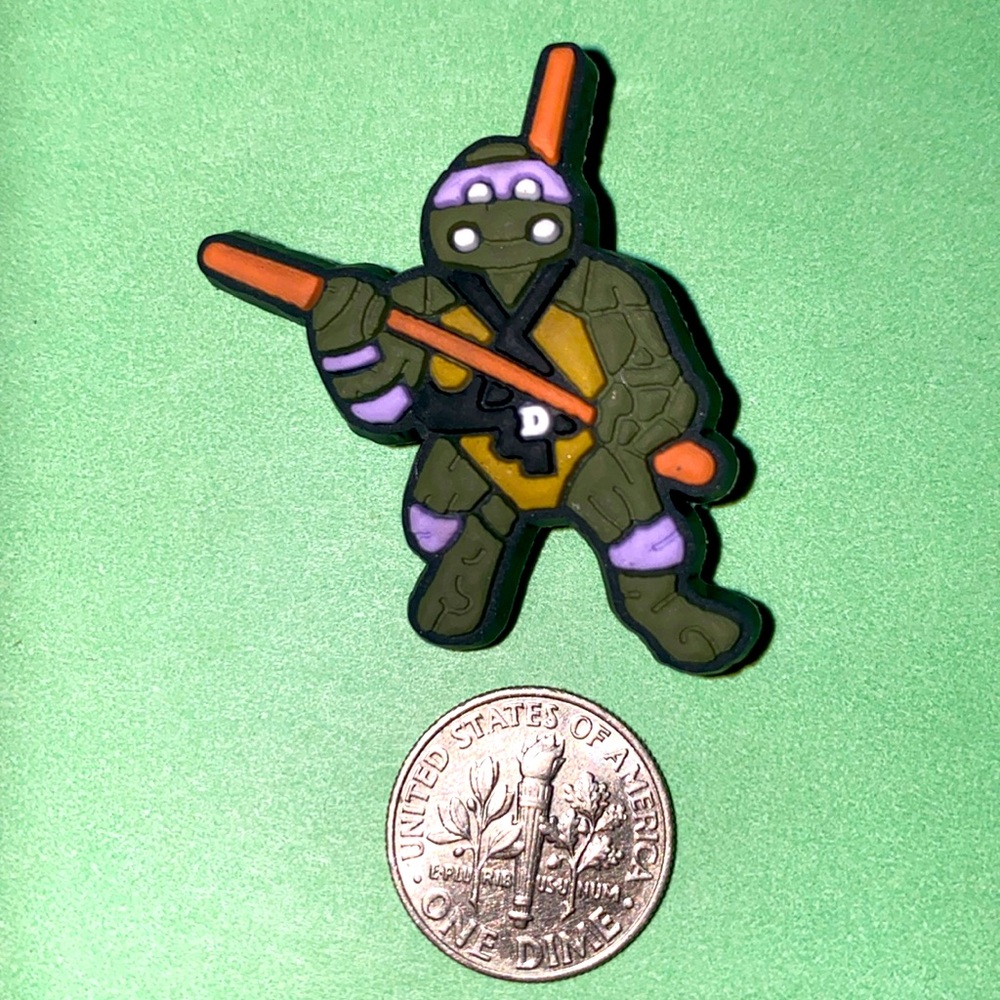 (10 for $15) Donatello Ninja Turtles Crocs Shoe Charms
